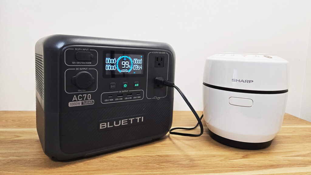 一人暮らしにおすすめのポータブル電源の使い方！1～2人用 調理家電で 