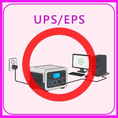 ポータブル電源のUPS EPS機能
