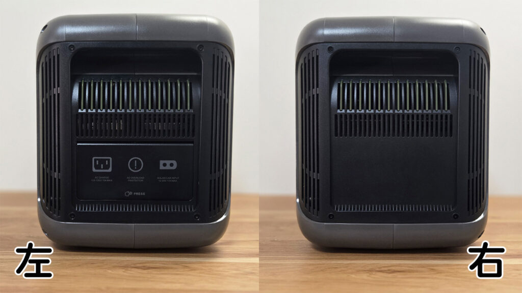 ALLPOWERS R1500LITEの左右の様子