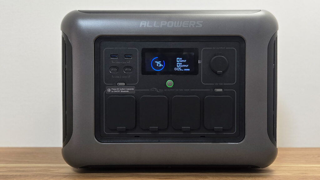 ALLPOWERS R1500LITEの正面デザイン