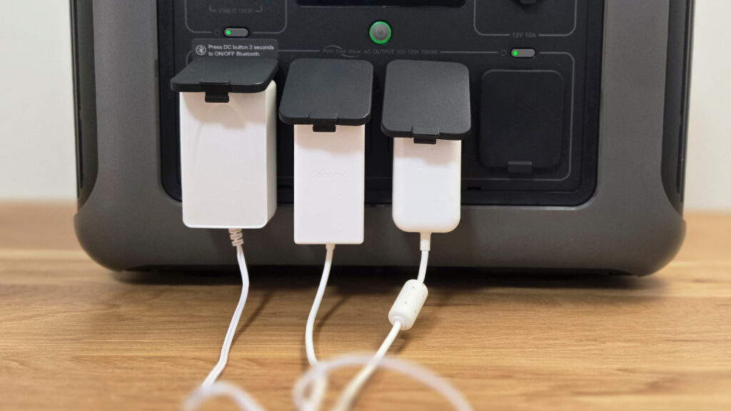 ALLPOWERS R1500LITEのAC出力ポートは余裕がある