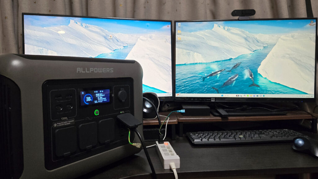 ALLPOWERS R1500LITEのUPS機能