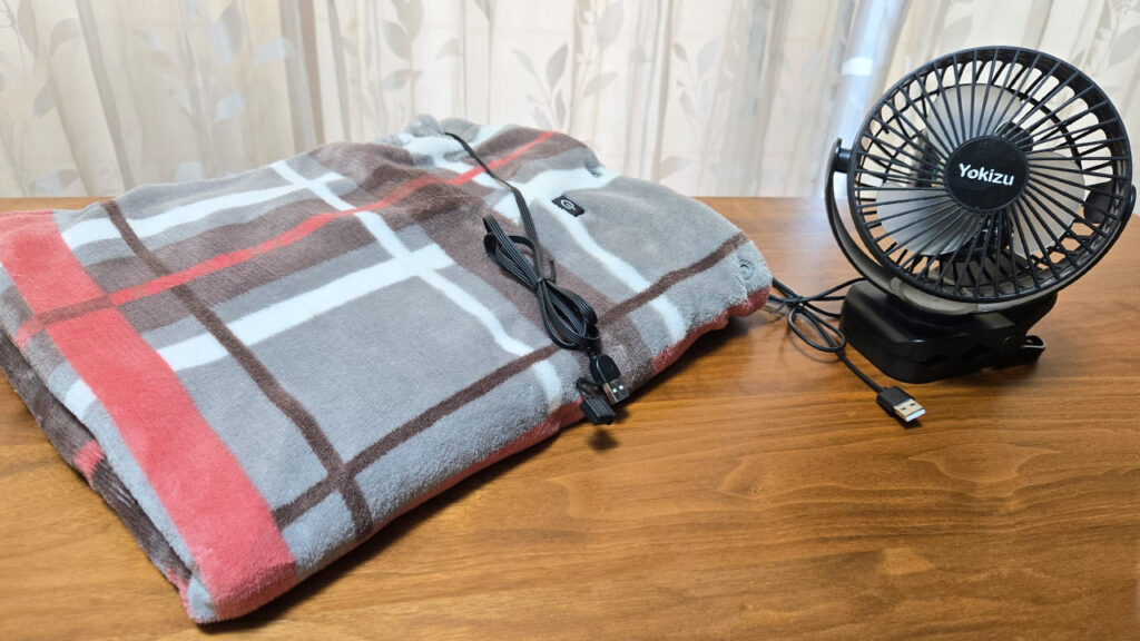 ポータブル電源で使う小電力家電(USB出力)