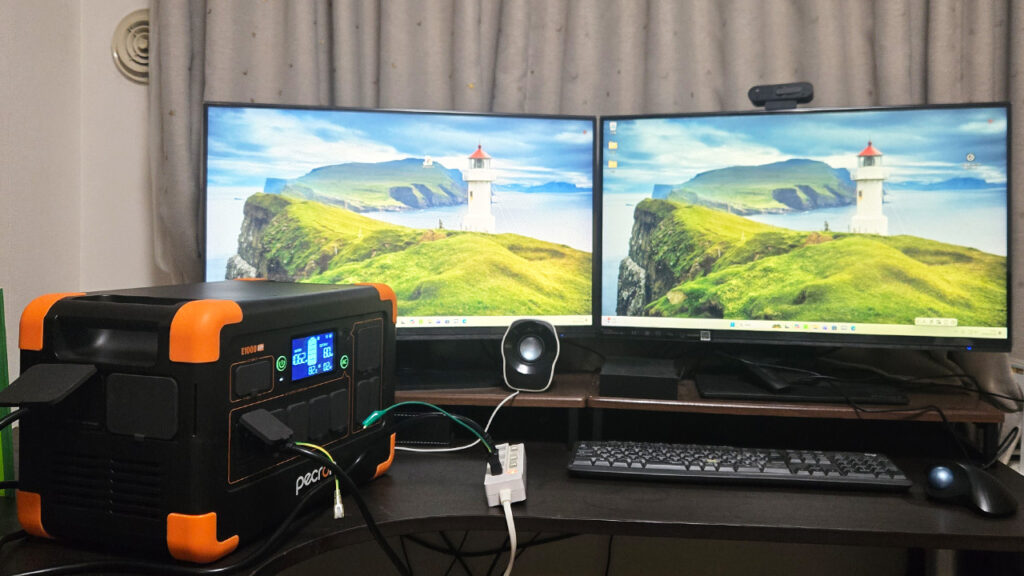 PECRON E1000LFPのUPS