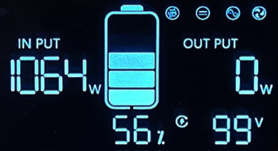 PECRON E1000LFPディスプレイ