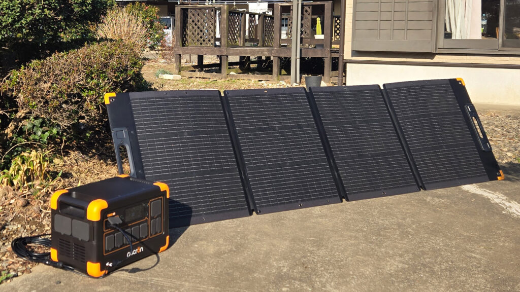 Pecron E1000LFPをソーラー充電してみた