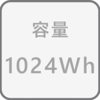 Pecron E1000LFP容量1024Wh